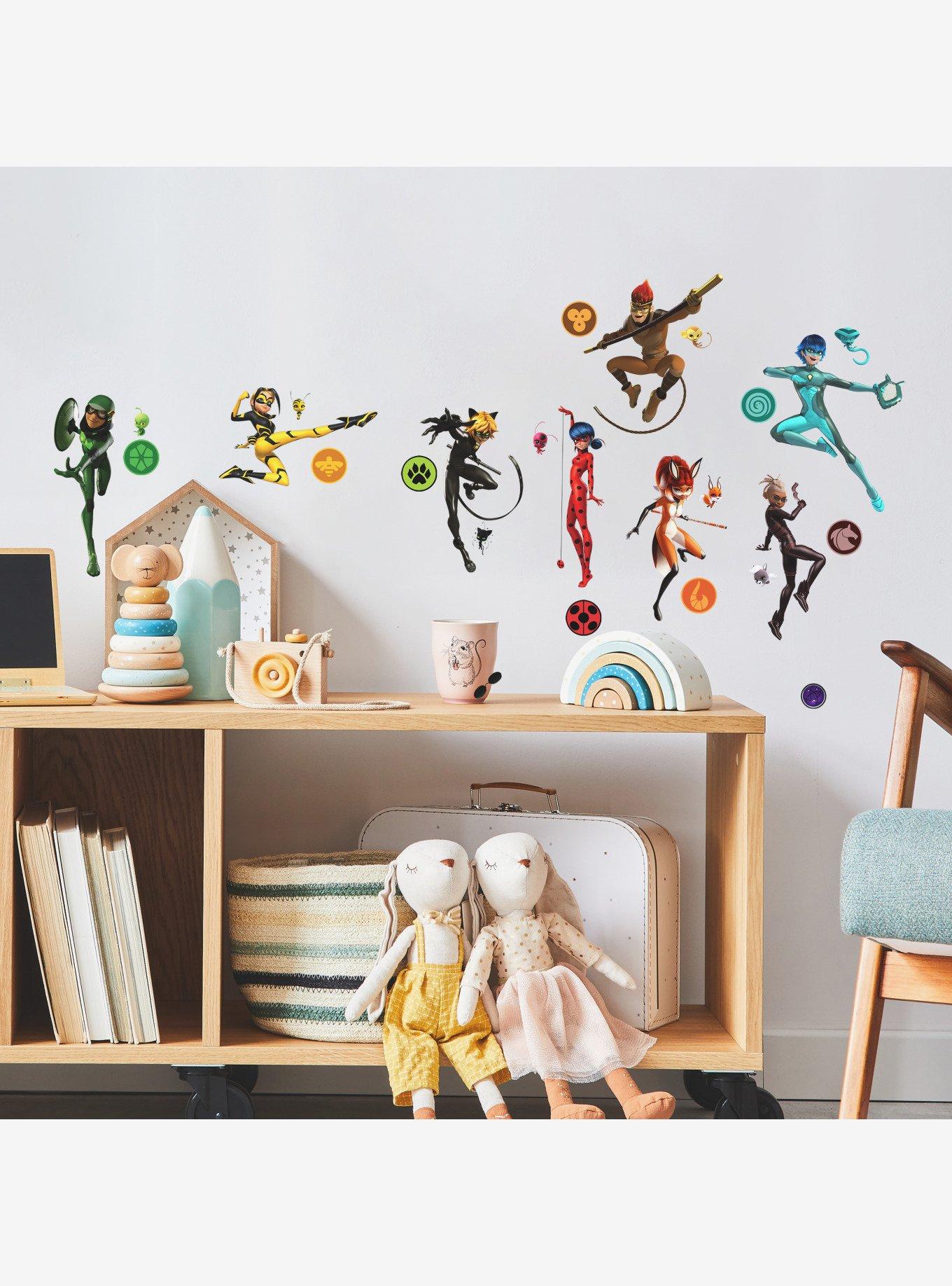 Miraculous: Tales Of Ladybug And Cat Noir Peel & Stick Wall Decals, , alternate