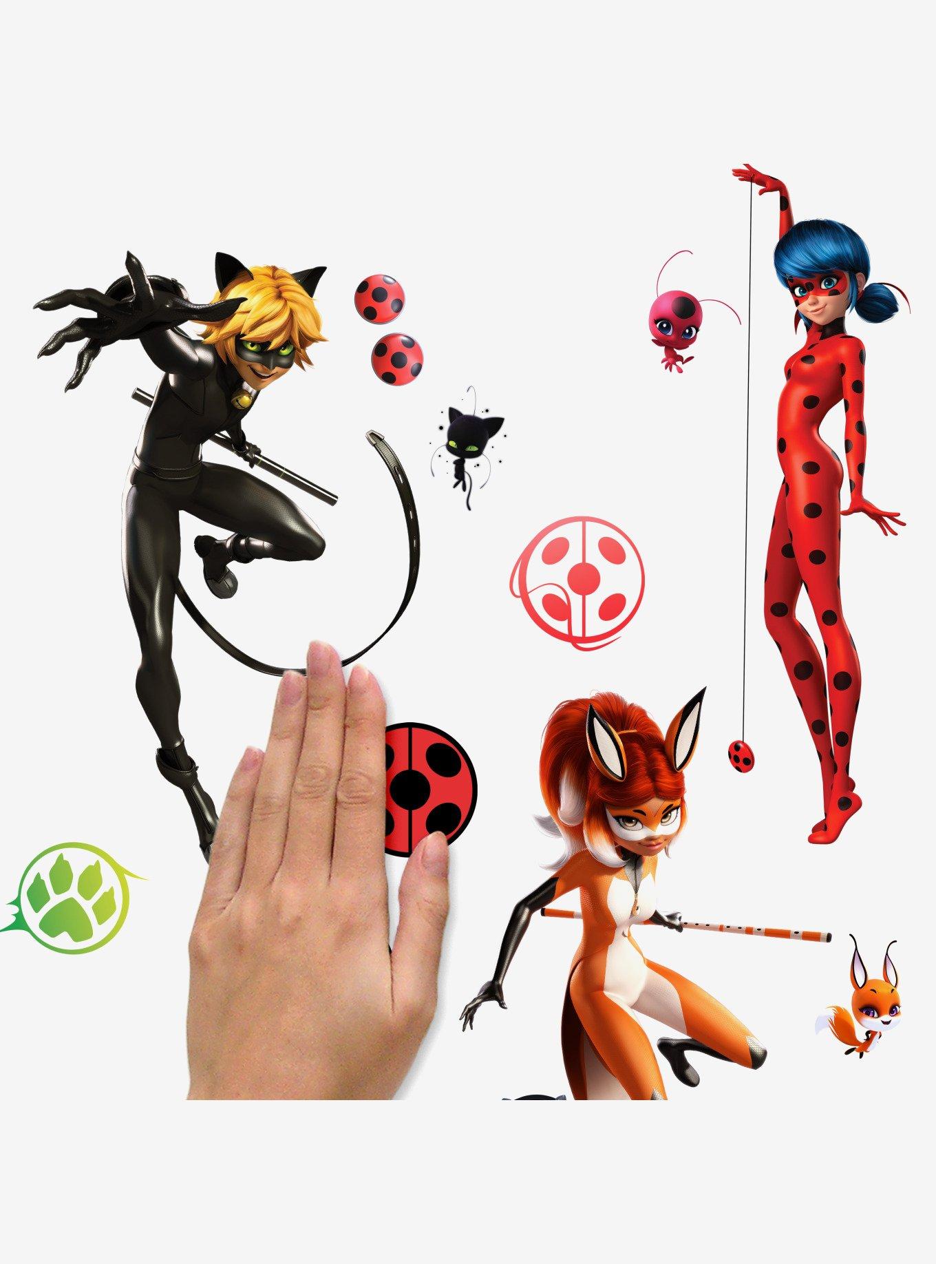 Miraculous: Tales Of Ladybug And Cat Noir Peel & Stick Wall Decals, , alternate