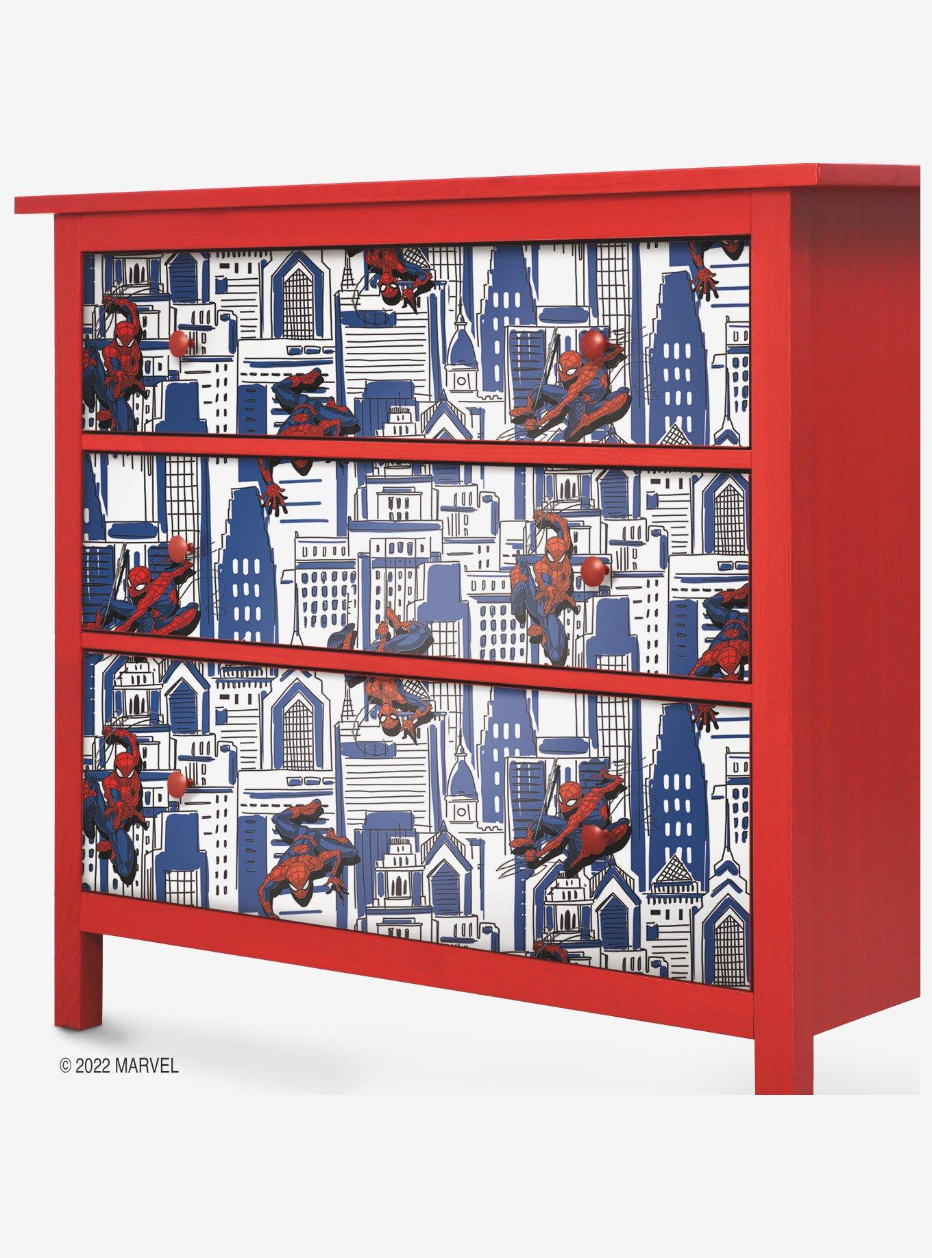 Marvel Spider-Man Cityscape Peel And Stick Wallpaper, , alternate