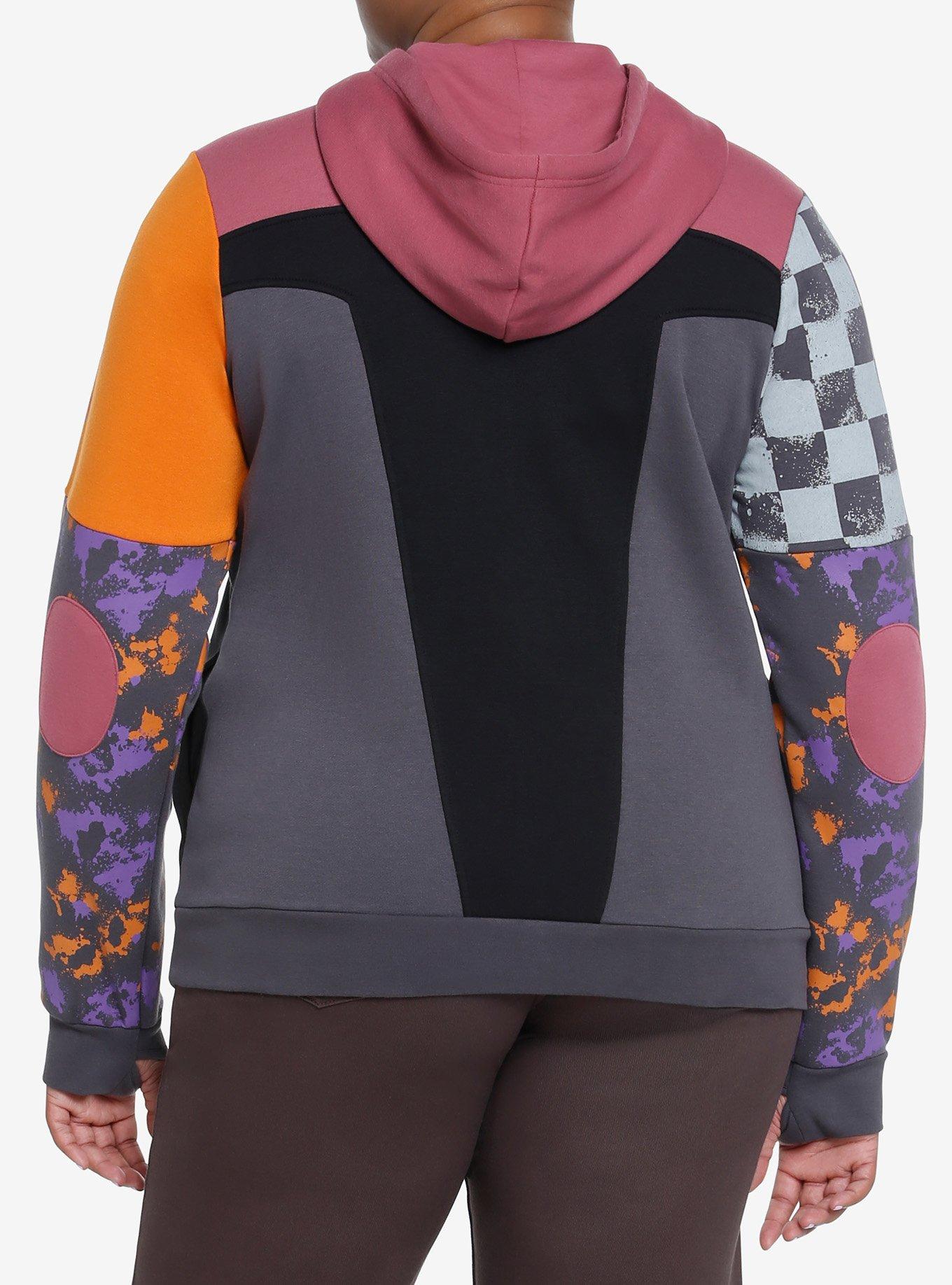 Her Universe Star Wars Ahsoka Sabine Wren Splatter Hoodie Plus Size Her Universe Exclusive, MULTI, alternate
