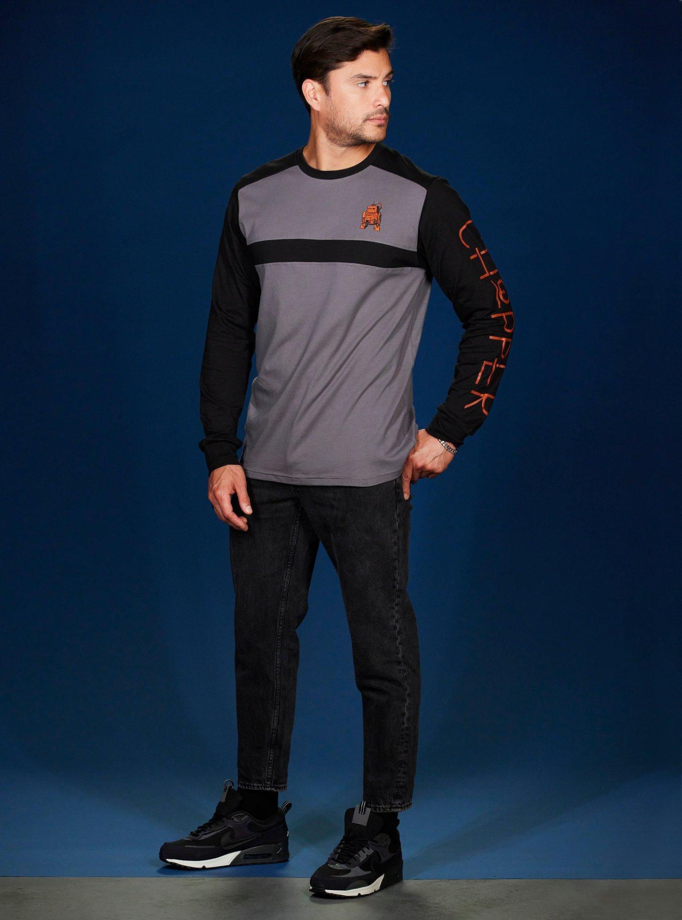 Our Universe Star Wars Ahsoka Chopper Long-Sleeve T-Shirt Our Universe Exclusive, MULTI, alternate