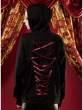 Interview With The Vampire Coffins Lace-Up Hoodie, MULTI, alternate