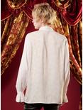 Interview With The Vampire Icons Ruffle Long-Sleeve Woven Button-Up, BRIGHT WHITE, alternate