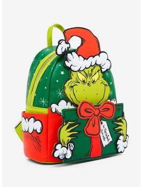 Loungefly The Grinch Who Stole Christmas Grinch and Max Present Mini Backpack, , hi-res