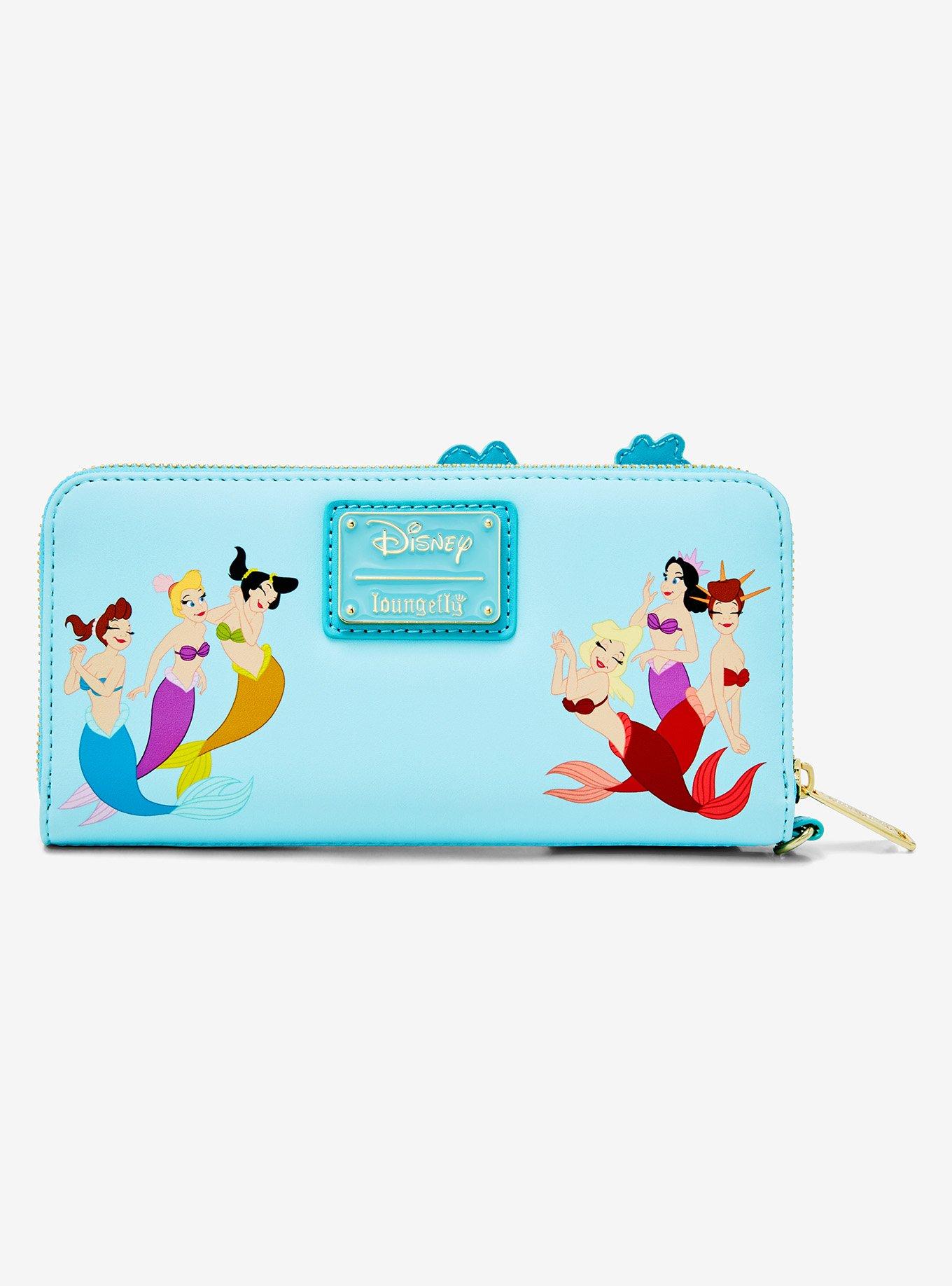 Loungefly Disney The Little Mermaid Lenticular Portrait Zip Wallet, , alternate