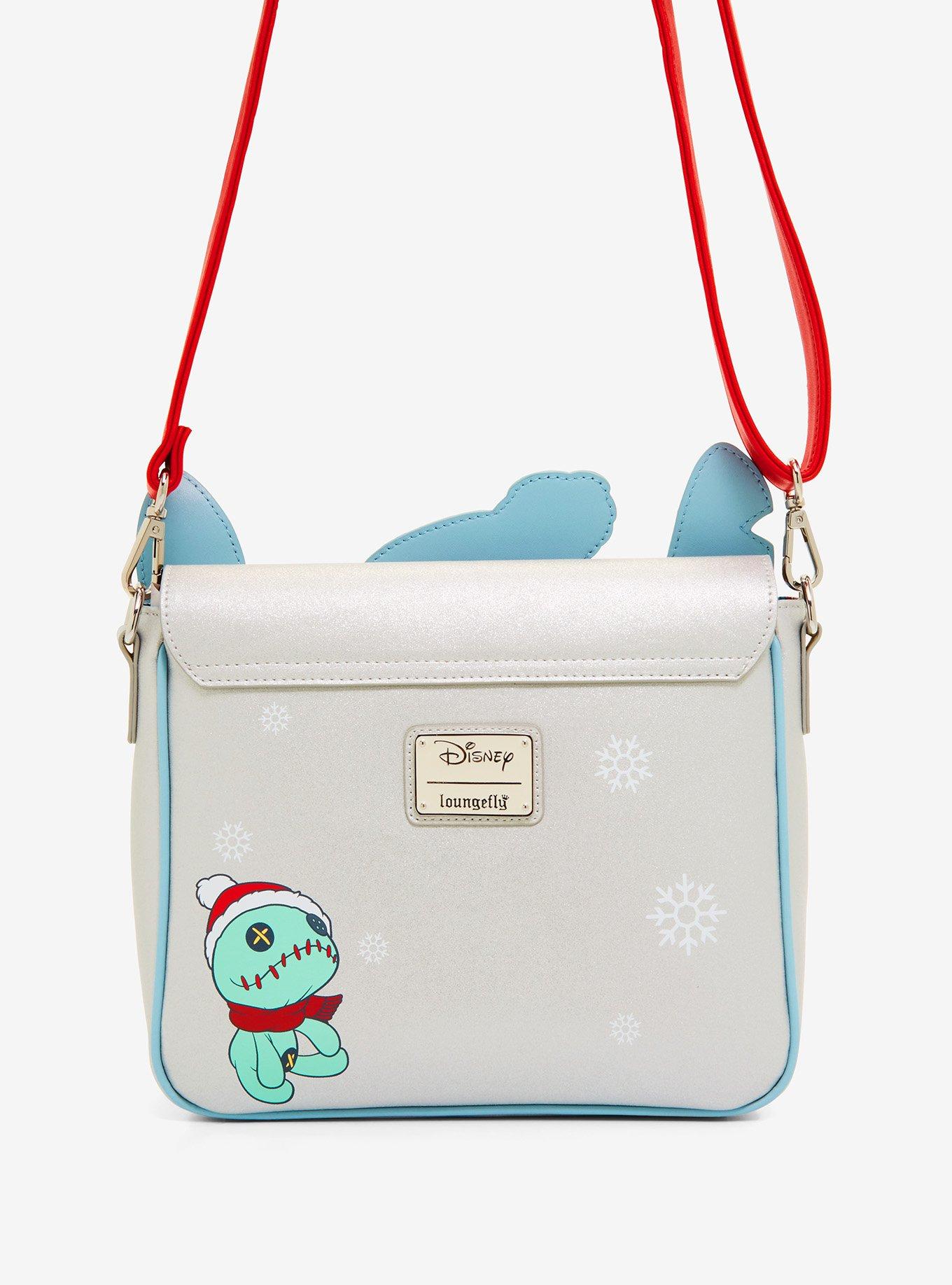 Loungefly Disney Lilo & Stitch Candy Cane Stitch Crossbody Bag, , alternate