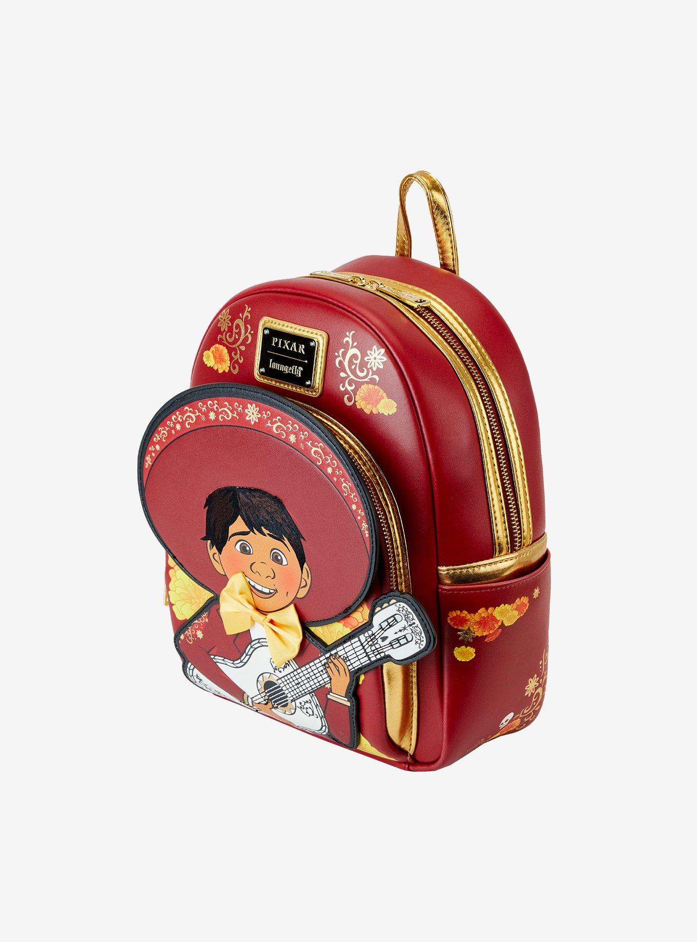 Loungefly Disney Pixar Coco Miguel Mariachi Portrait Mini Backpack, , alternate