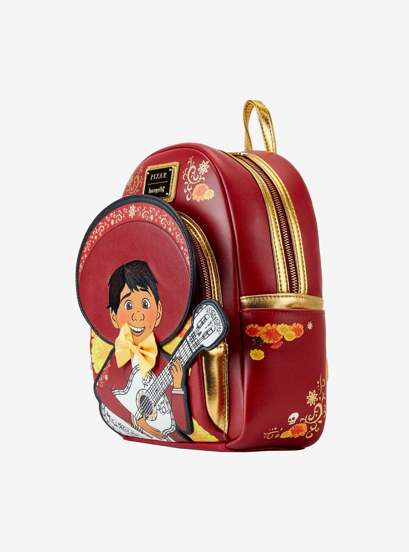 Loungefly Disney Pixar Coco Miguel Mariachi Portrait Mini Backpack, , alternate