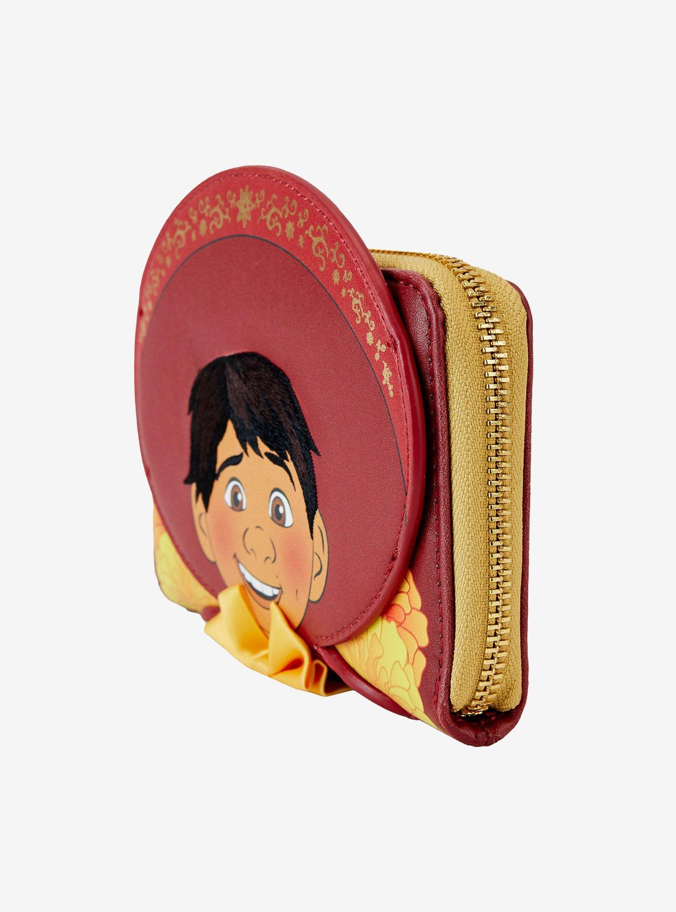 Loungefly Disney Pixar Coco Miguel Mariachi Portrait Zippered Wallet, , alternate