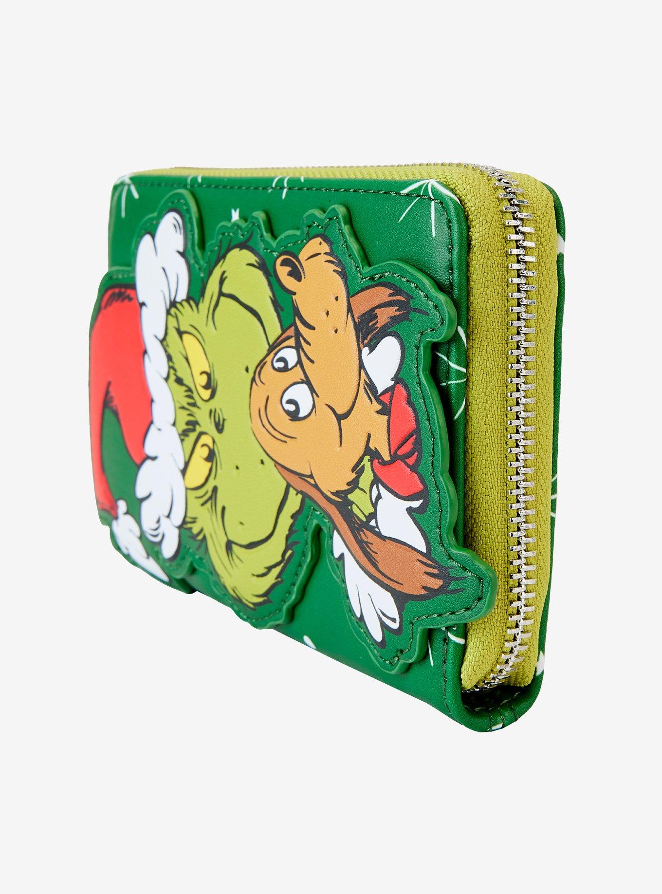 Loungefly How The Grinch Stole Christmas Max & Grinch Zippered Wallet, , alternate