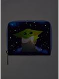 Loungefly Star Wars The Mandalorian Grogu Constellations Glow-in-the-Dark Small Zip Wallet - BoxLunch Exclusive, , alternate