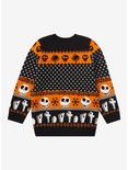 Disney The Nightmare Before Christmas Jack Skellington & Zero Patterned Toddler Sweater - BoxLunch Exclusive, MULTI, alternate