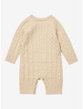 Our Universe Star Wars Ewok Knit Infant One-Piece - BoxLunch Exclusive, NATURAL, alternate