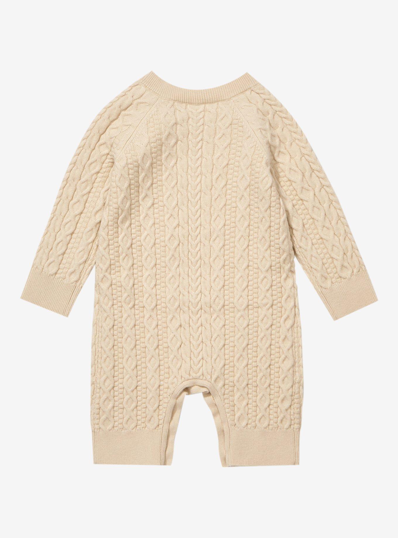 Our Universe Star Wars Ewok Knit Infant One-Piece - BoxLunch Exclusive, NATURAL, alternate