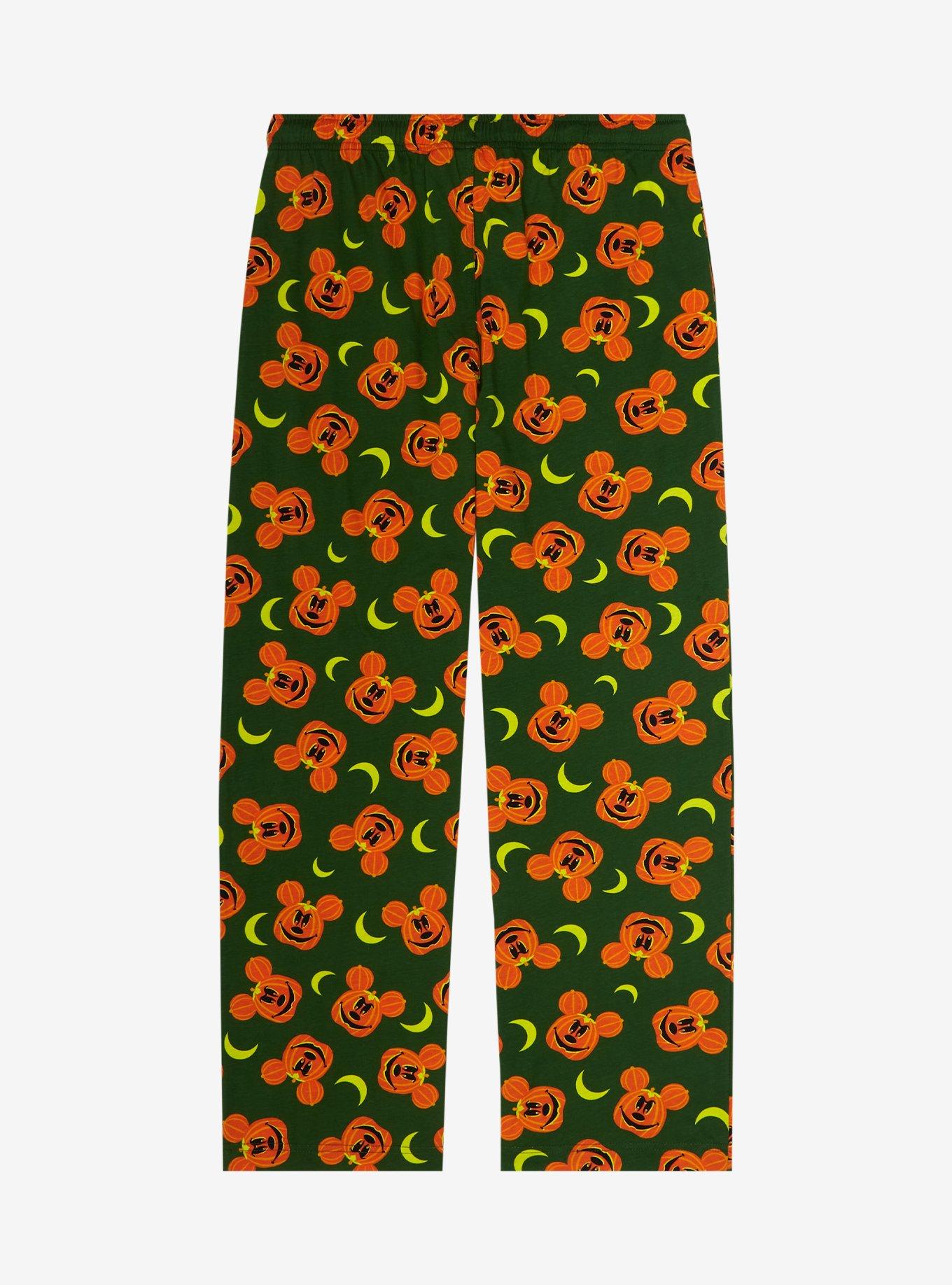 Disney Mickey Mouse Jack-o-Lantern Allover Print Lounge Pants, , hi-res