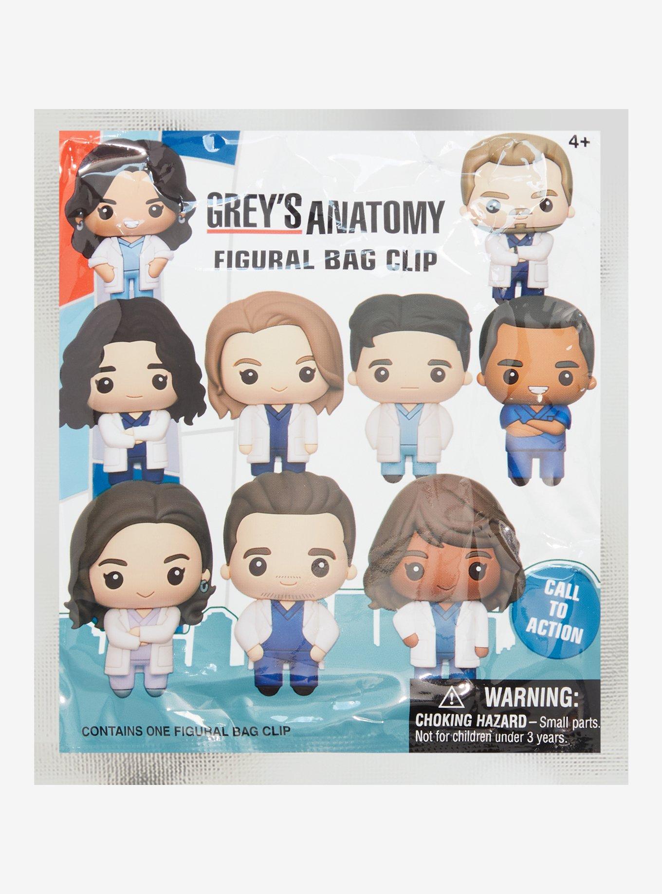 Grey's Anatomy Characters Blind Bag Figural Bag Clip, , alternate