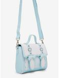 Sweet Society Blue & White Kawaii Stripe Crossbody Bag, , alternate