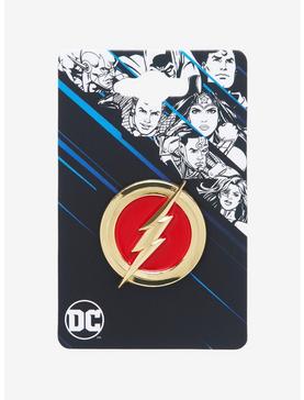 DC Comics The Flash Logo Enamel Pin, , hi-res