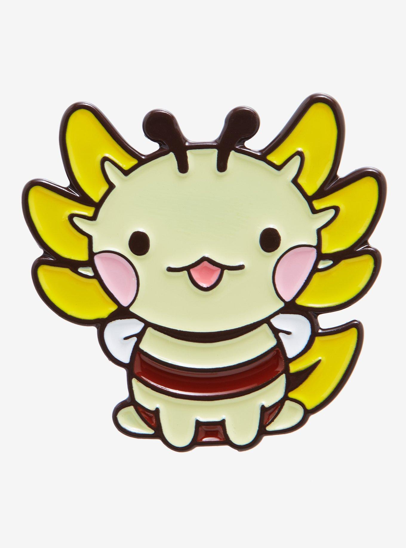 Axolotl Bee Enamel Pin - BoxLunch Exclusive, , alternate