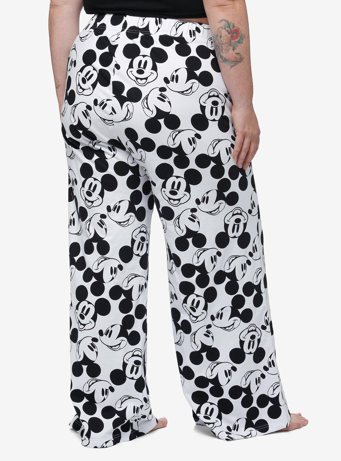 Disney Mickey Mouse Icon Wide Leg Lounge Pants Plus Size, MULTI, alternate