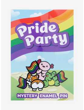 Pride Party Animal Blind Bag Enamel Pin - BoxLunch Exclusive, , hi-res
