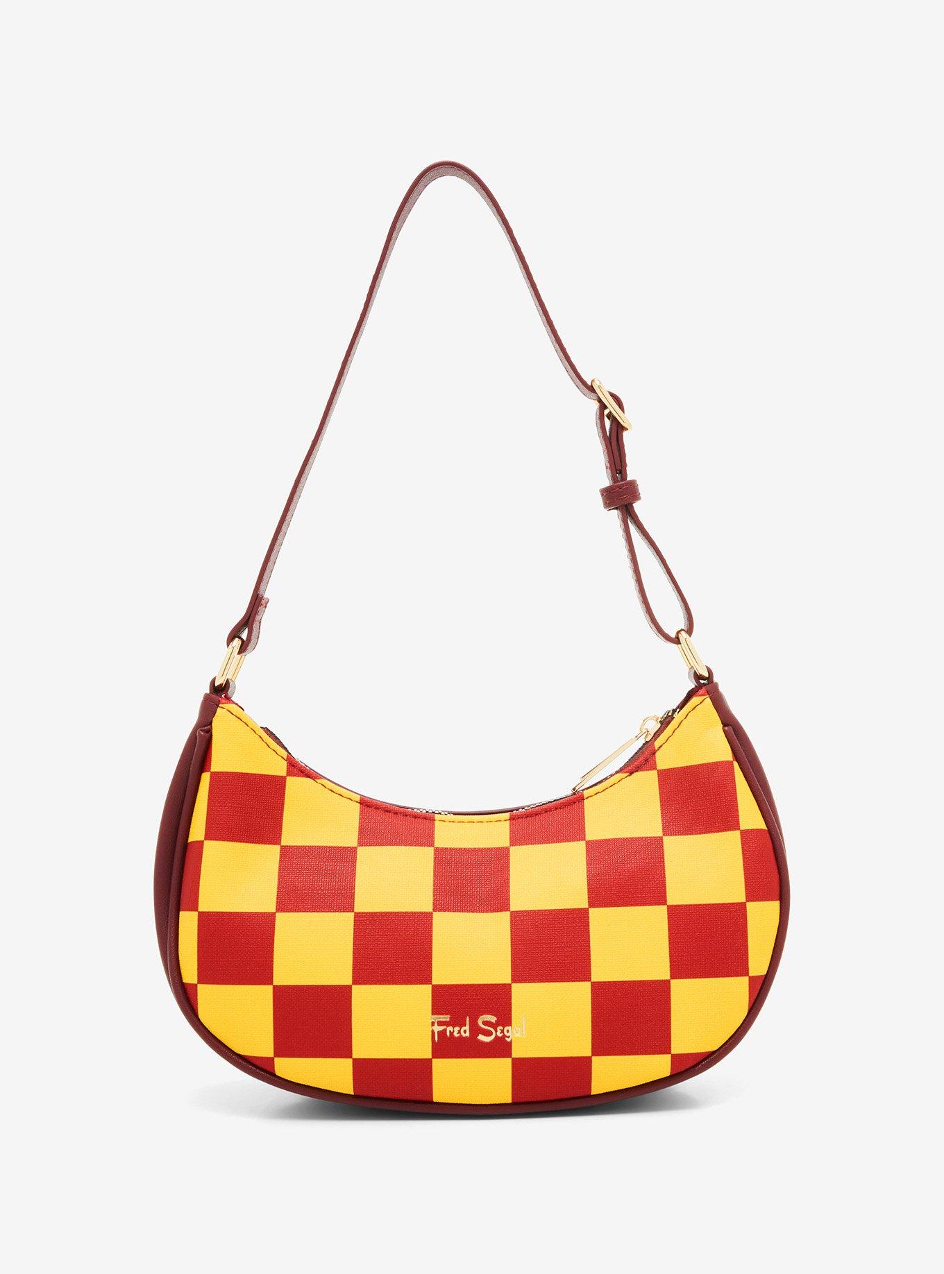 Fred Segal Harry Potter Gryffindor Checkered Crossbody Bag, , alternate