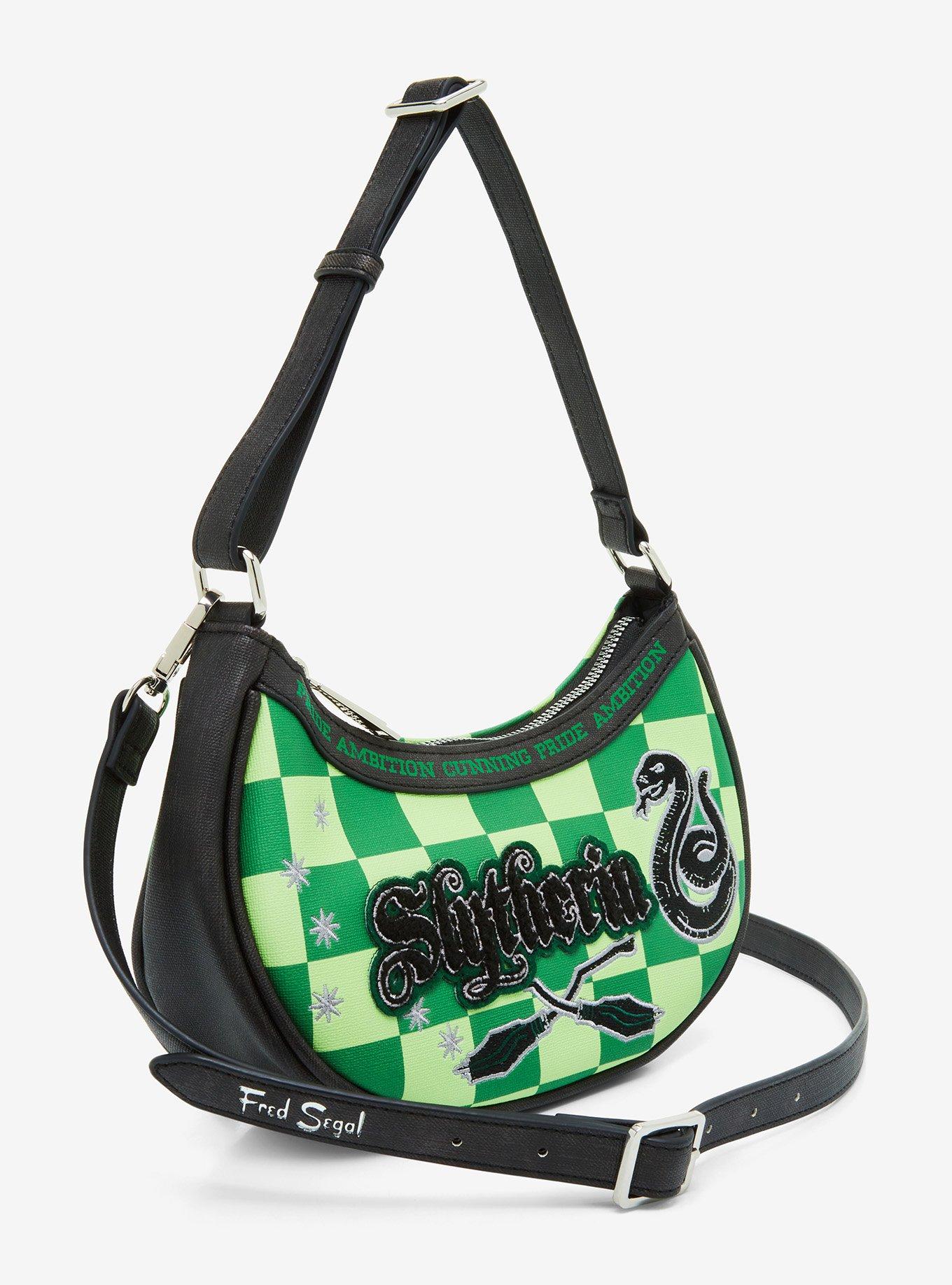 Fred Segal Harry Potter Slytherin Checkered Crossbody Bag, , alternate