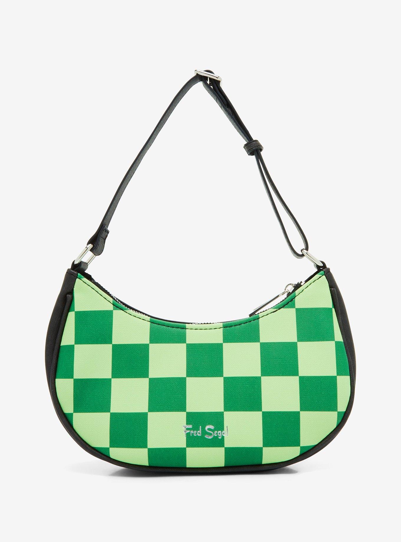 Fred Segal Harry Potter Slytherin Checkered Crossbody Bag, , alternate