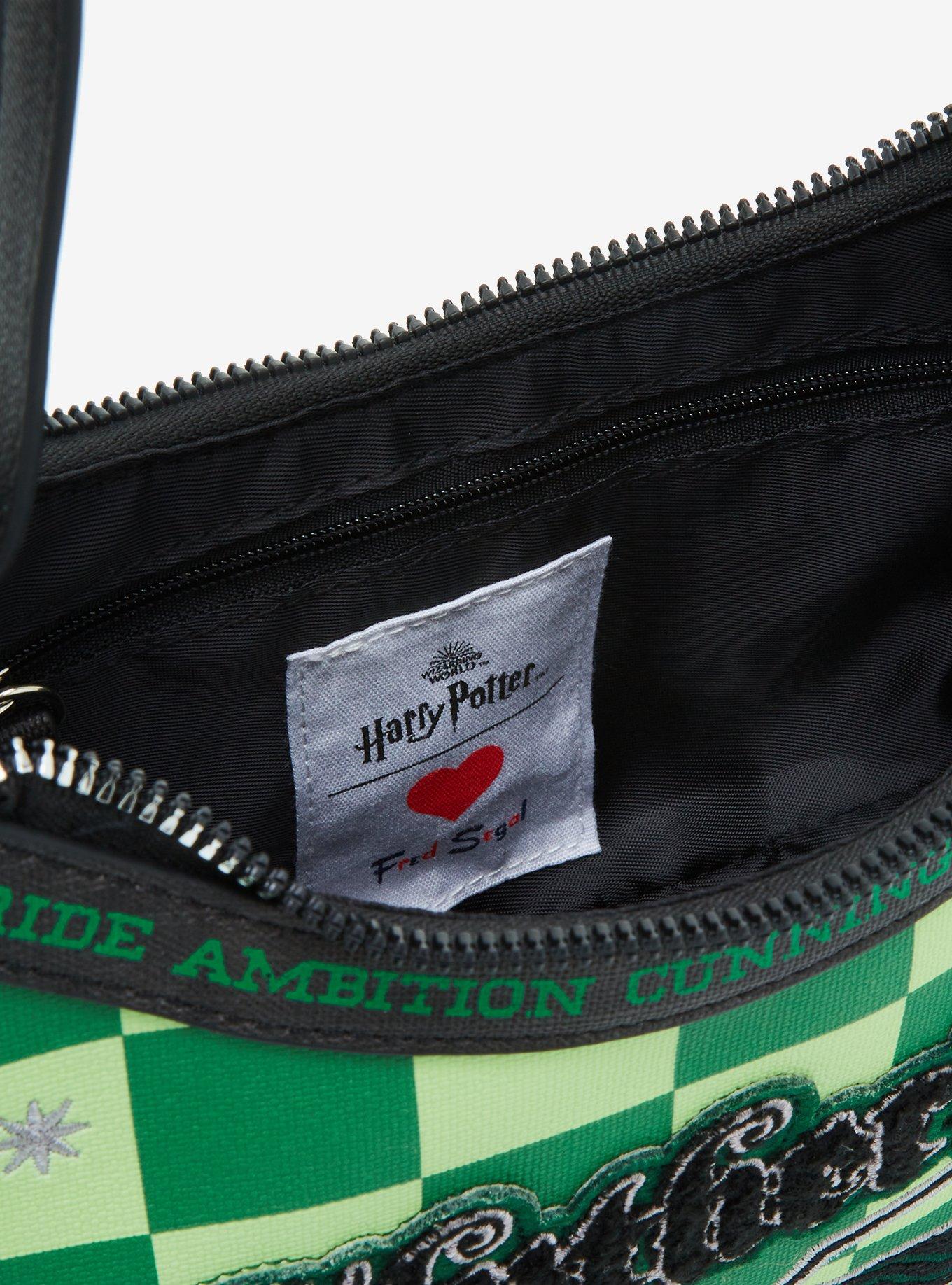 Fred Segal Harry Potter Slytherin Checkered Crossbody Bag, , alternate