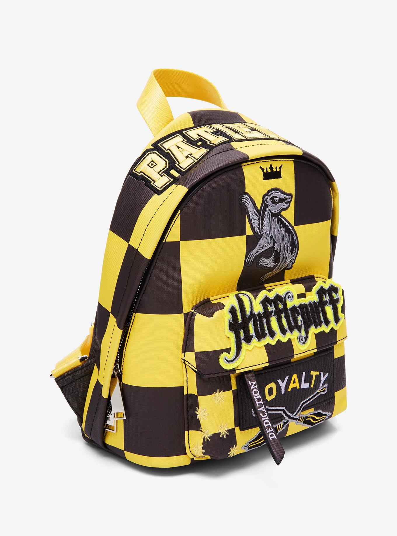 Fred Segal Harry Potter Hufflepuff Checkered Mini Backpack, , alternate