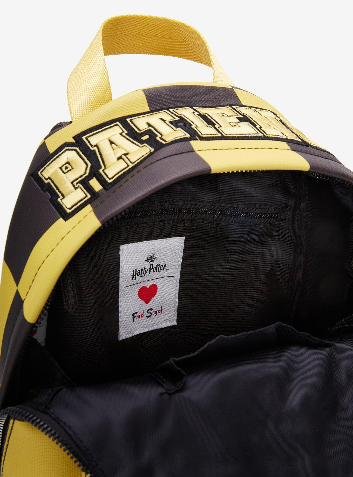 Fred Segal Harry Potter Hufflepuff Checkered Mini Backpack, , alternate