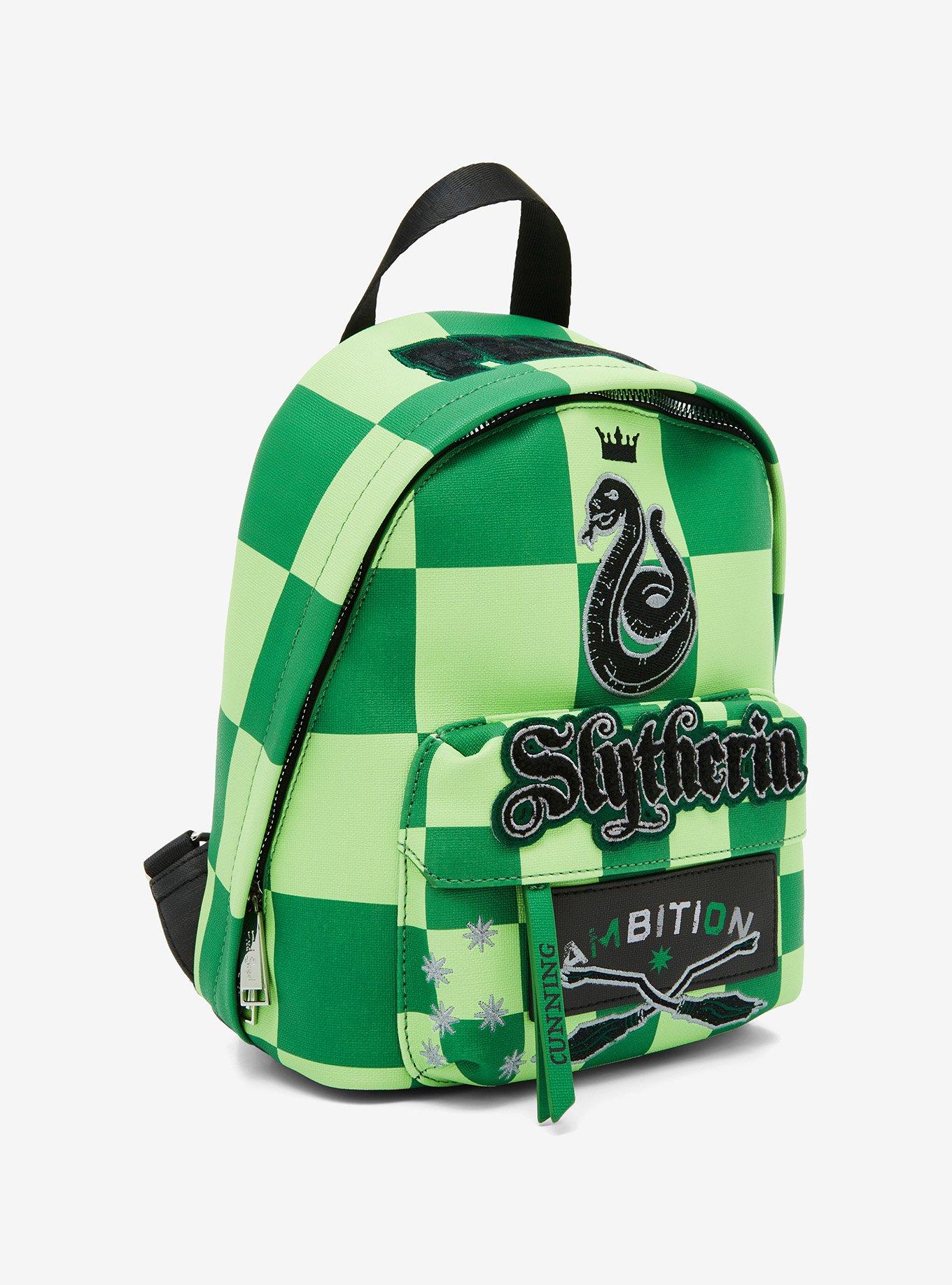 Fred Segal Harry Potter Slytherin Checkered Mini Backpack, , alternate