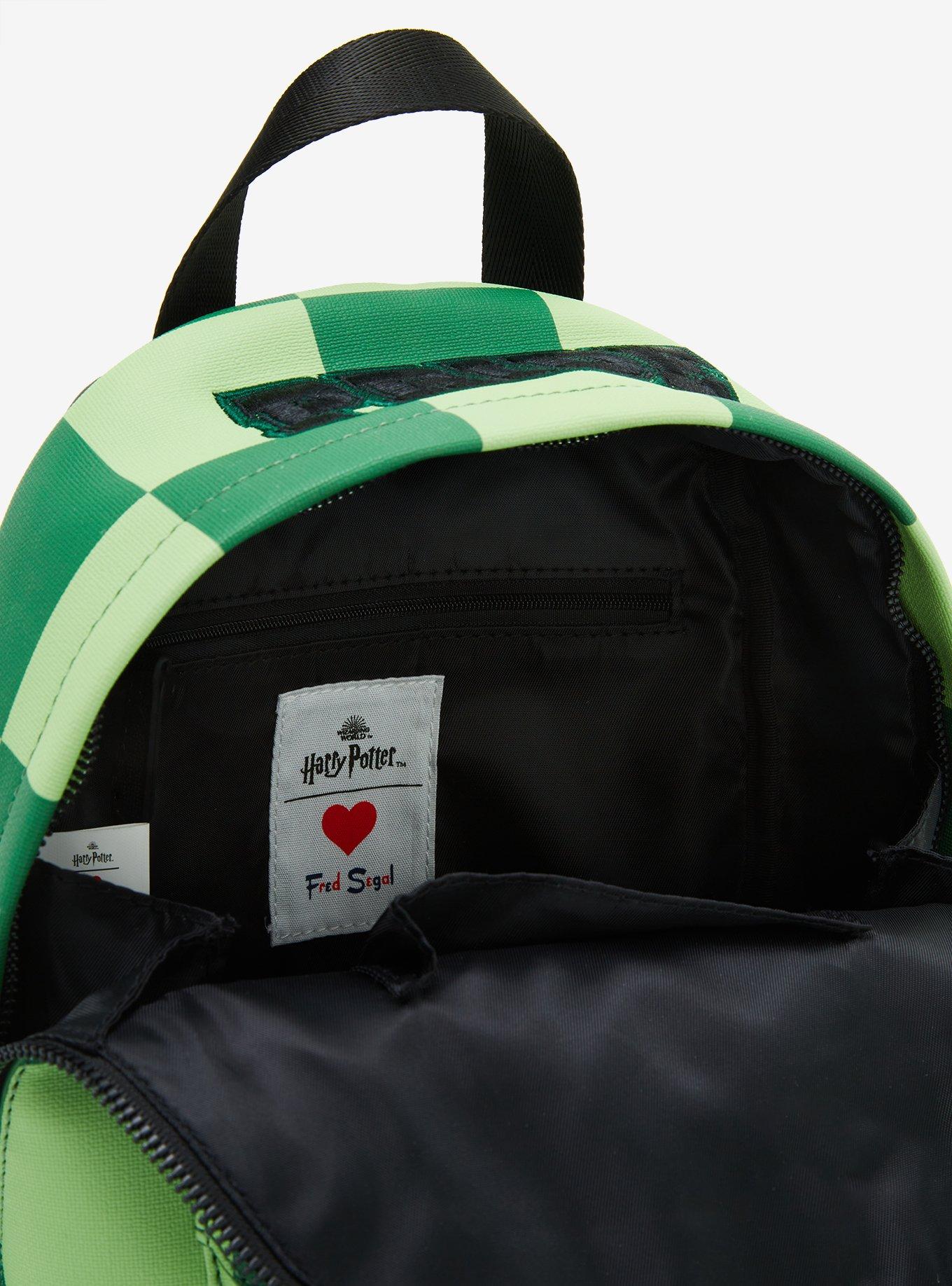 Fred Segal Harry Potter Slytherin Checkered Mini Backpack, , alternate