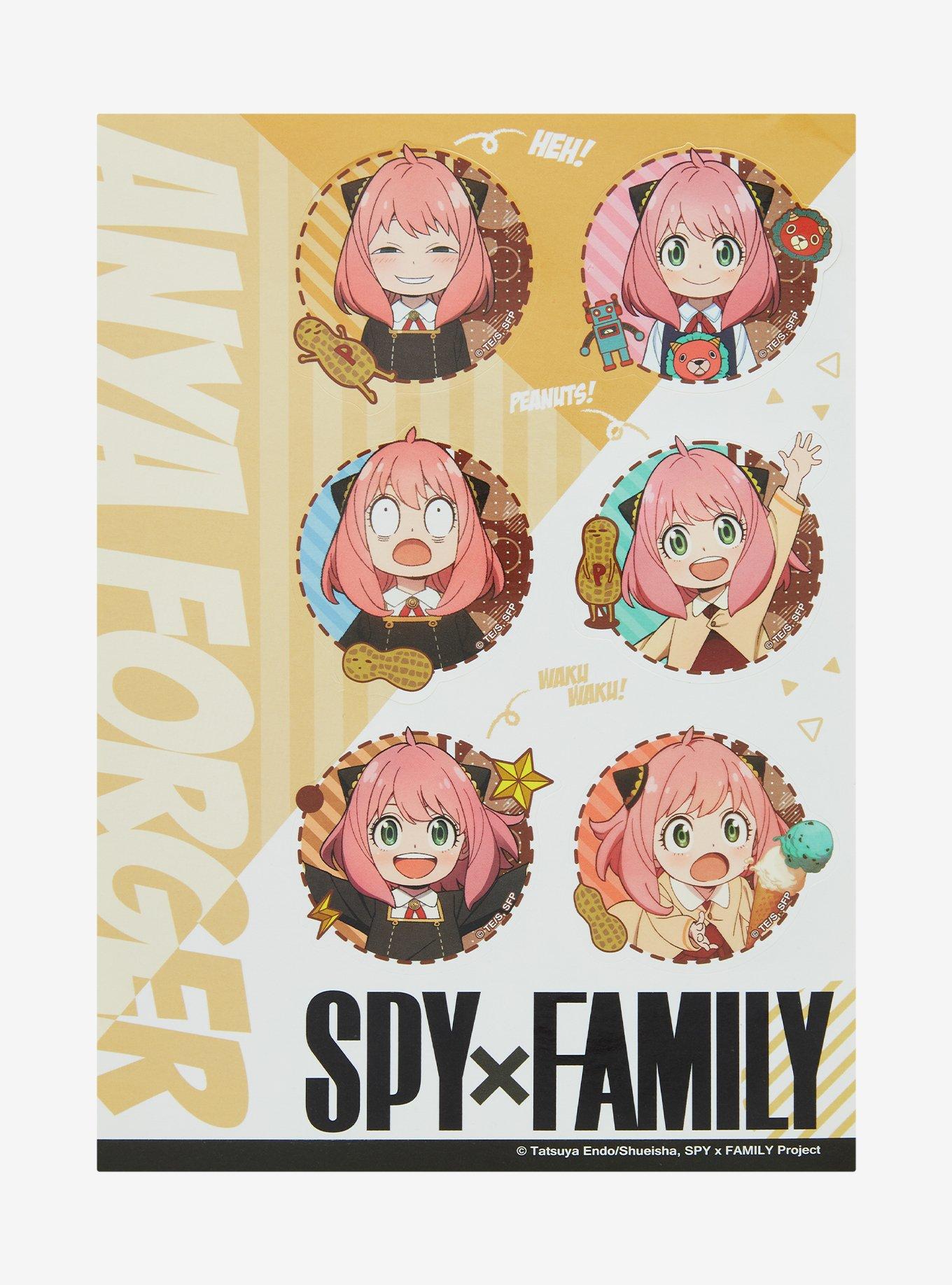 Spy x Family Anya Forger Portrait Sticker Sheet, , hi-res