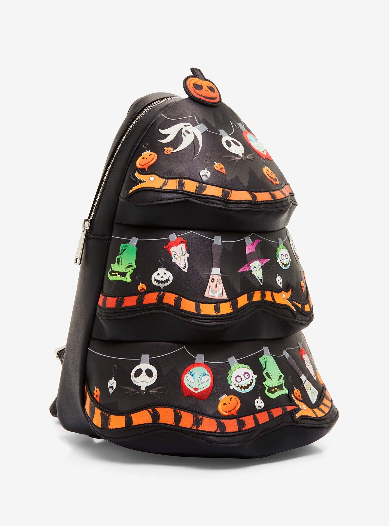 Loungefly The Nightmare Before Christmas Figural Tree Glow-In-The-Dark Mini Backpack, , alternate