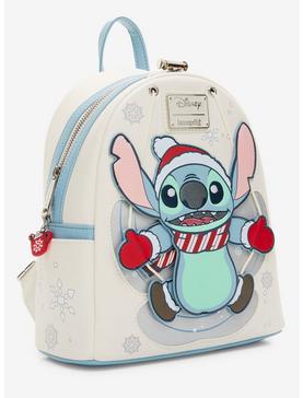 Loungefly Disney Lilo & Stitch Snow Angel Swivel Mini Backpack, , hi-res