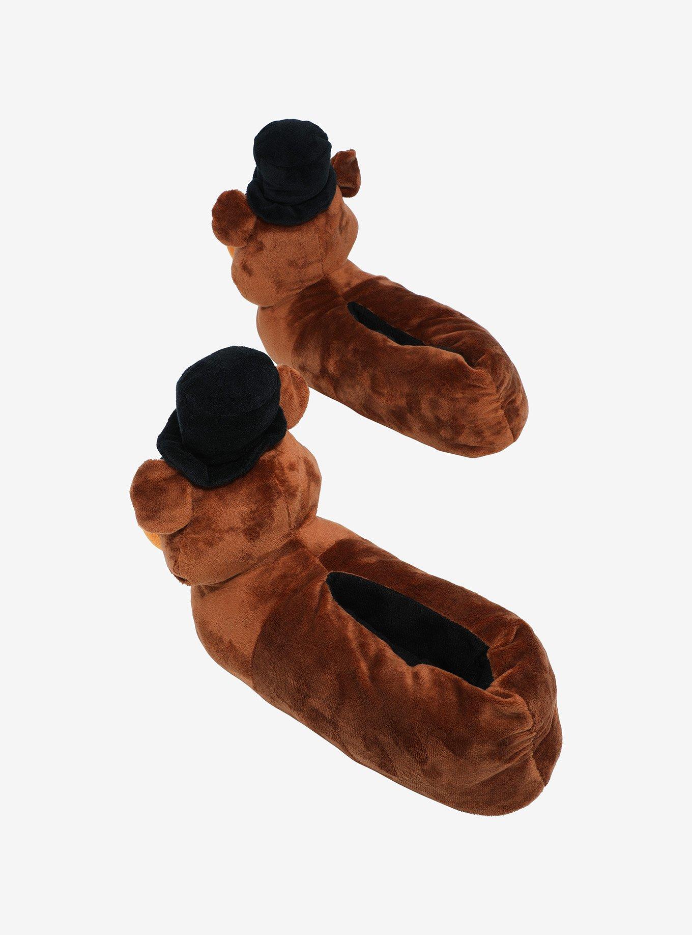 Five Nights At Freddy's Freddy Fazbear Plush Slippers, MULTI, alternate