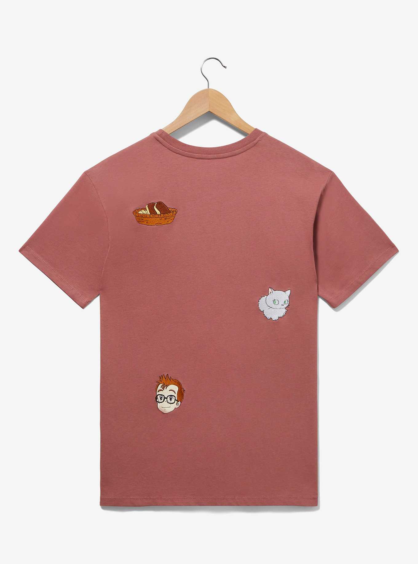 Studio Ghibli Kiki's Delivery Service Scattered Icons Embroidered T-Shirt - BoxLunch Exclusive, , hi-res