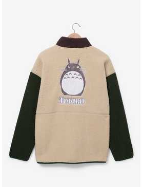 Studio Ghibli My Neighbor Totoro Sherpa Zip-Up Sweater - BoxLunch Exclusive, , hi-res