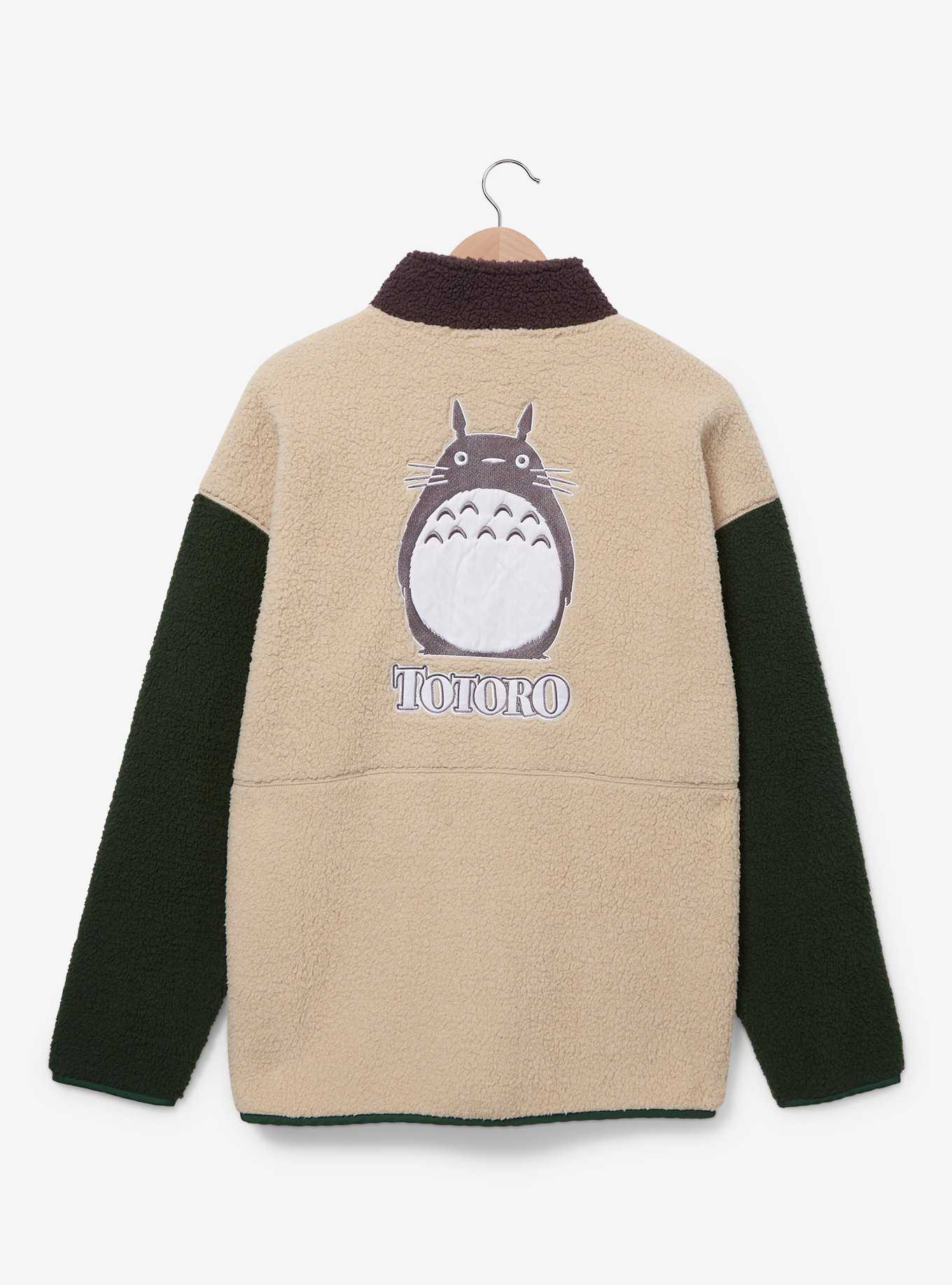 Studio Ghibli My Neighbor Totoro Sherpa Zip-Up Sweater - BoxLunch Exclusive, , hi-res