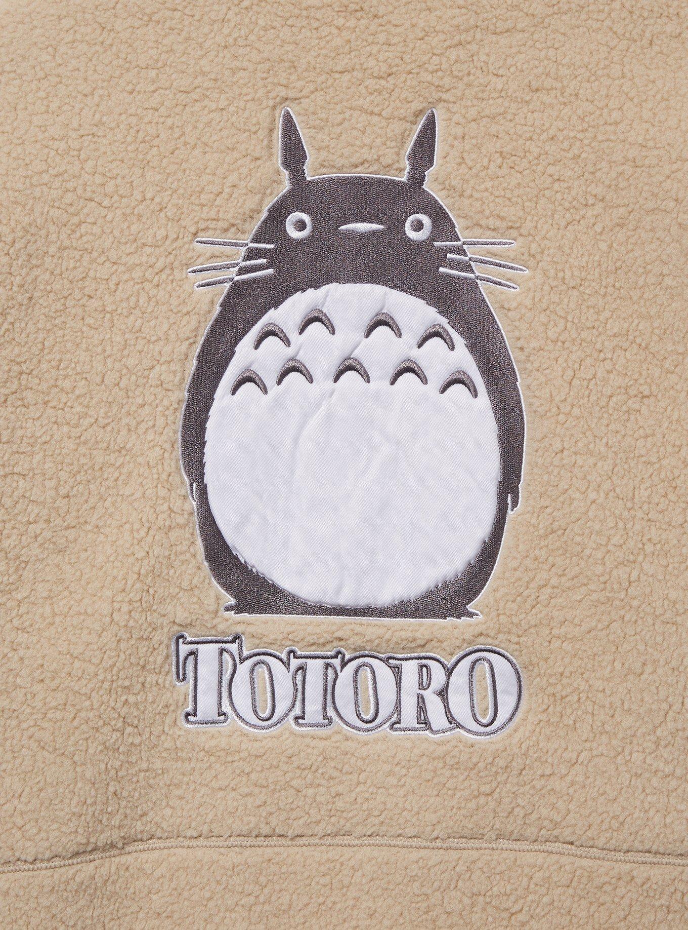 Studio Ghibli My Neighbor Totoro Sherpa Zip-Up Sweater - BoxLunch Exclusive, GREEN, alternate