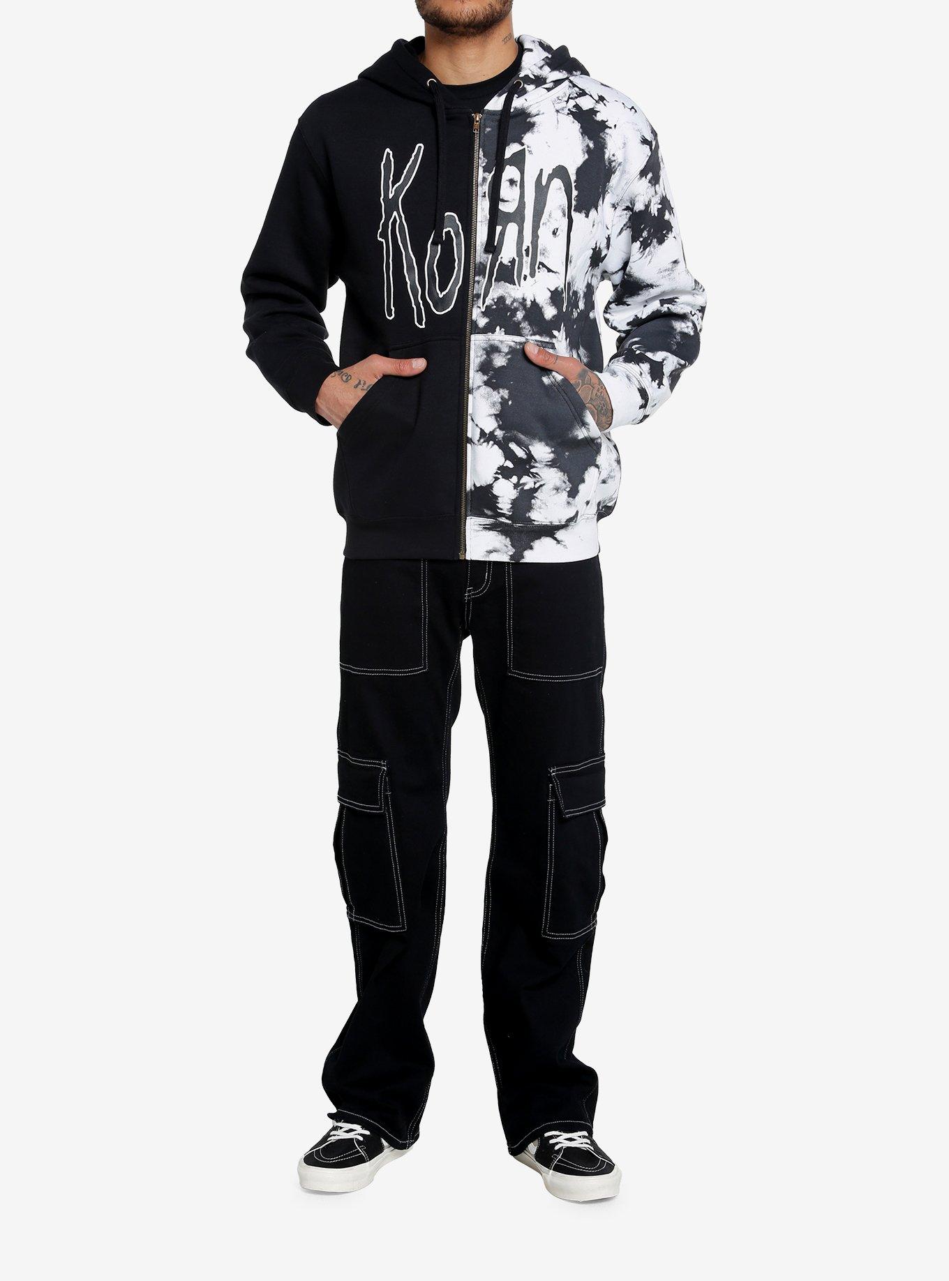 Korn Logo Split Dye Hoodie, MULTI, alternate