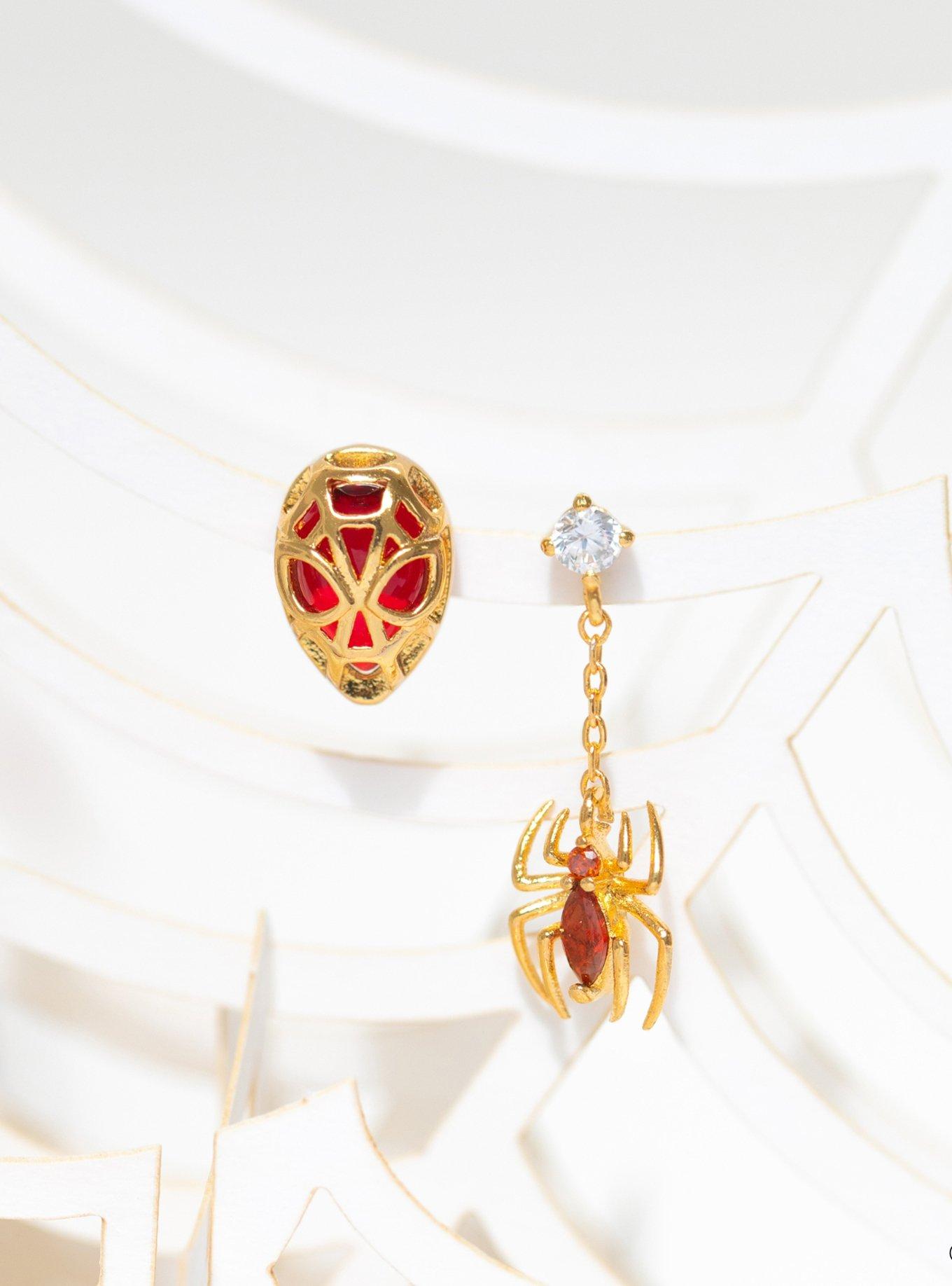 Marvel X Girls Crew Spider-Man Mismatch Earrings, , hi-res