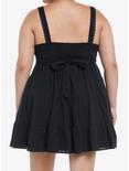 Sweet Society Black Lace Tiered Sweetheart Dress Plus Size, BLACK, alternate