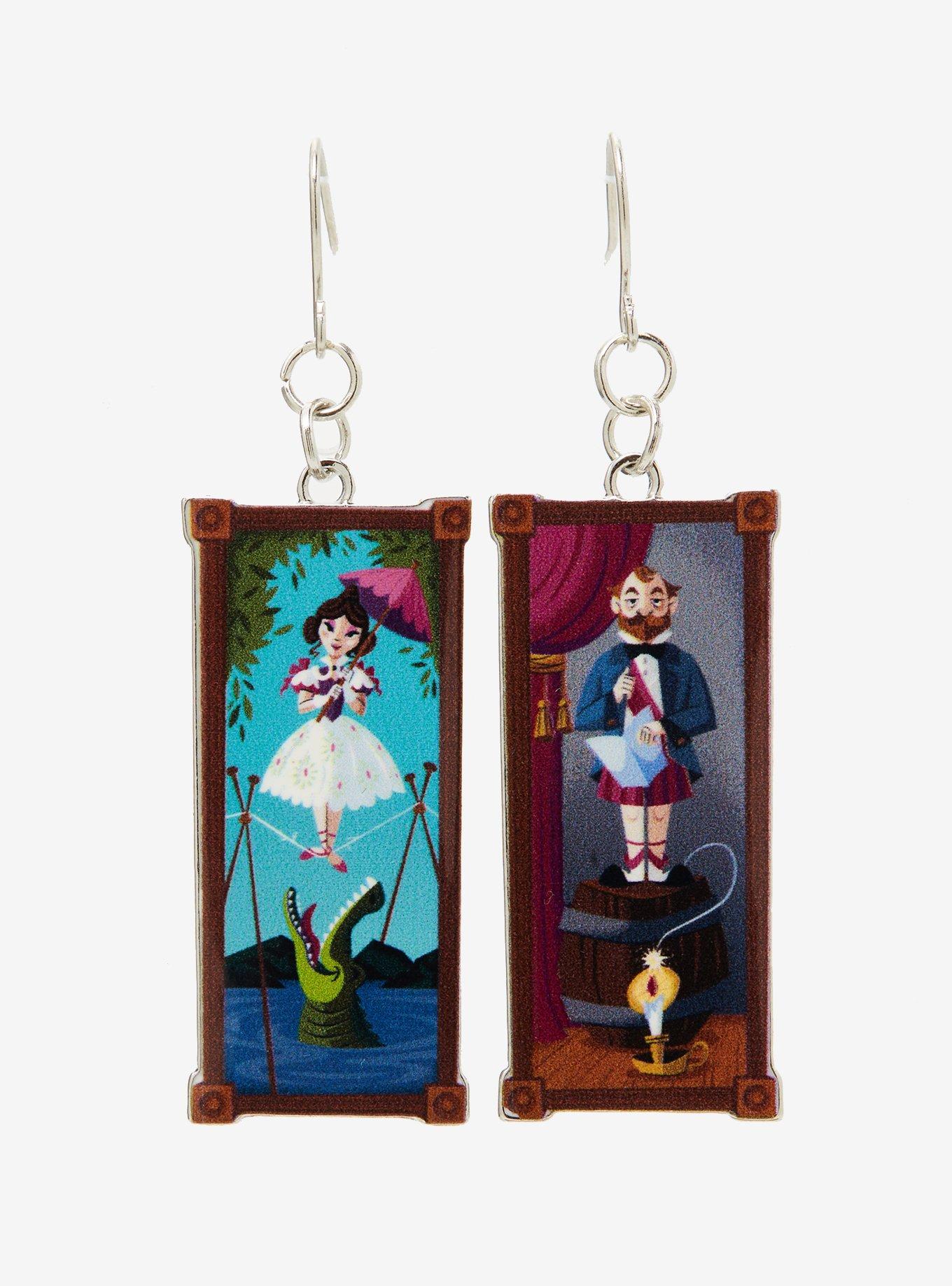 Disney The Haunted Mansion Stretching Portraits Mismatched Earrings, , alternate