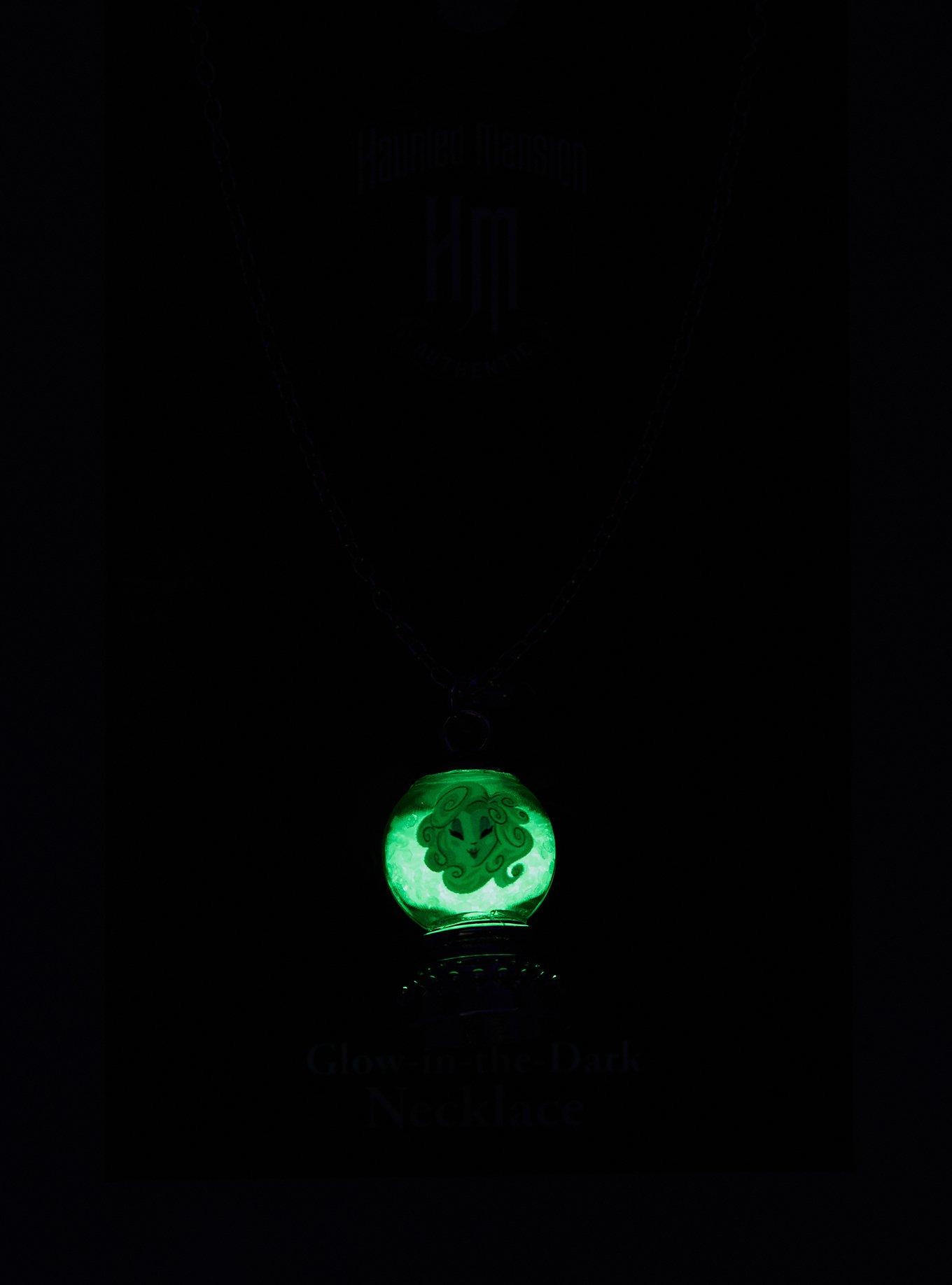 Disney The Haunted Mansion Madame Leota Glow-In-The-Dark Necklace, , alternate