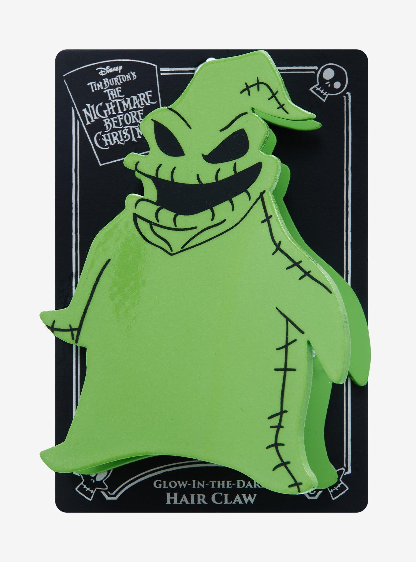 The Nightmare Before Christmas Oogie Boogie Glow-In-The-Dark Claw Hair Clip, , alternate