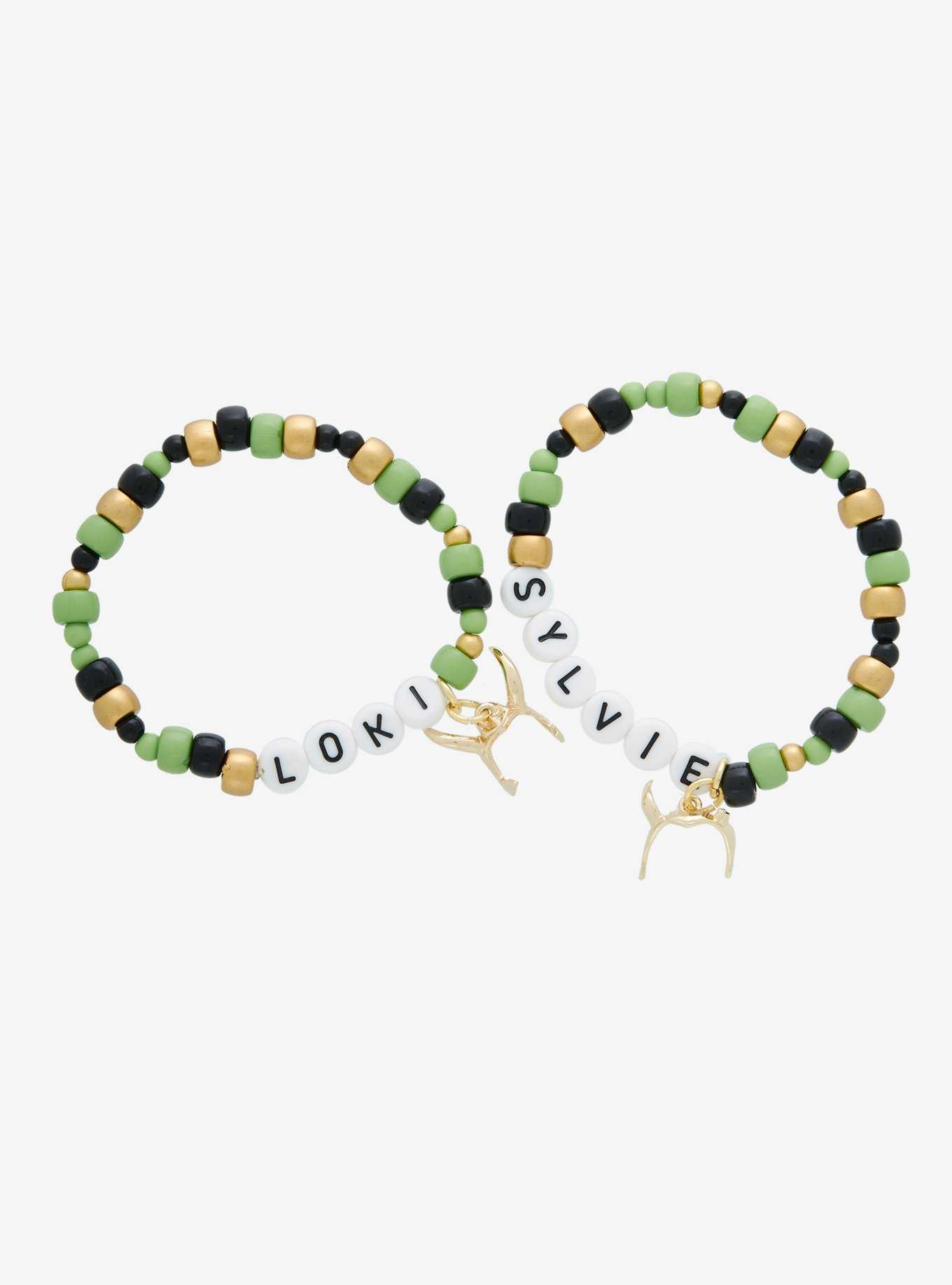 Marvel Loki Sylvie Best Friend Beaded Bracelet Set, , hi-res