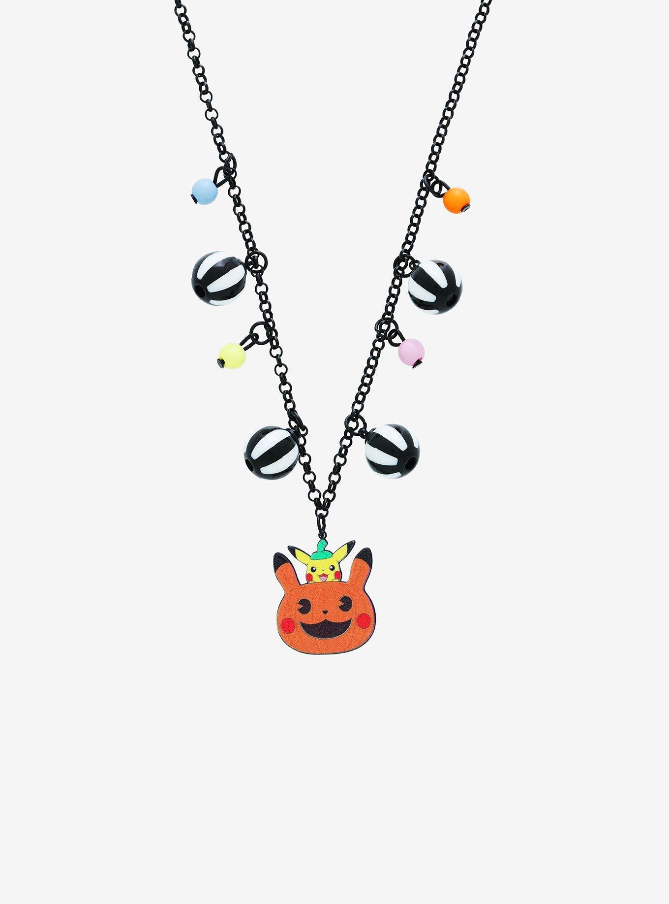 Pokemon Pikachu Pumpkin Charm Necklace, , alternate