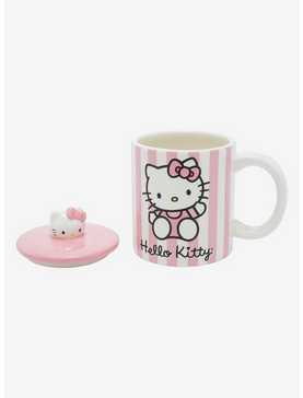 Sanrio Hello Kitty Striped Mug with Lid, , hi-res
